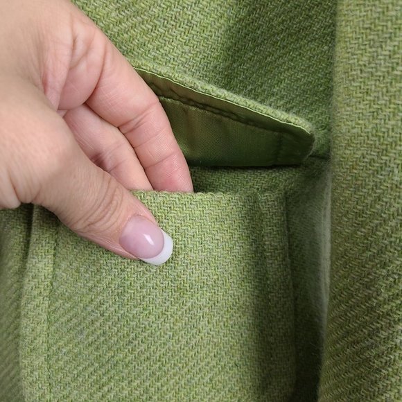 Banana Republic Green Wool Military Inspired Jacket Size S - Picture 5 of 16